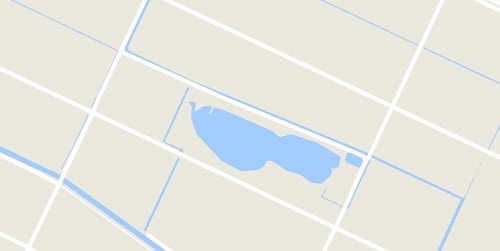近江高島の貯水池GoogleMap