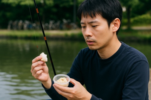 タナゴ釣りのエサがない時に自分で作る方法